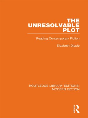 cover image of The Unresolvable Plot